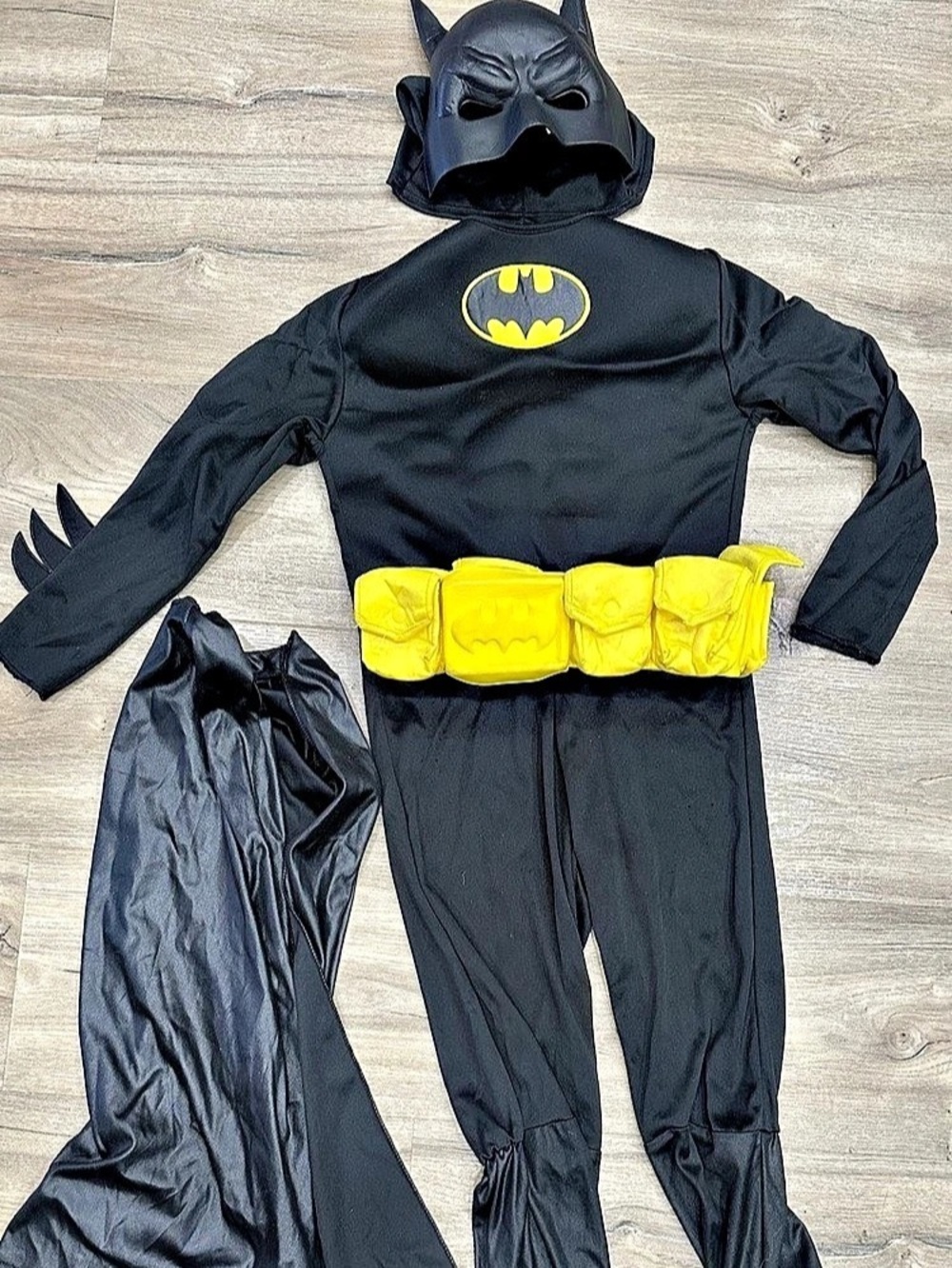 DC Comics Classic Batman Costume - Toddler Size 3-4T Complete Set!